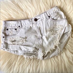 One by One Teaspoon Shorts